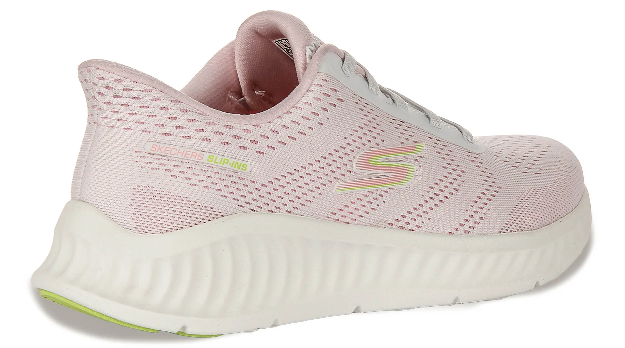 Skechers Go Walk Now - Kloe In White Pink For Women Fast Transition