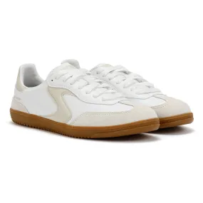 Skechers Hotshot Kickoff Leather Women's White/Natural Trainers Lift Support