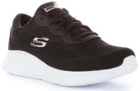 Skechers Skech Lite Pro In Black White For Women Travel Friendly Explosive Speed