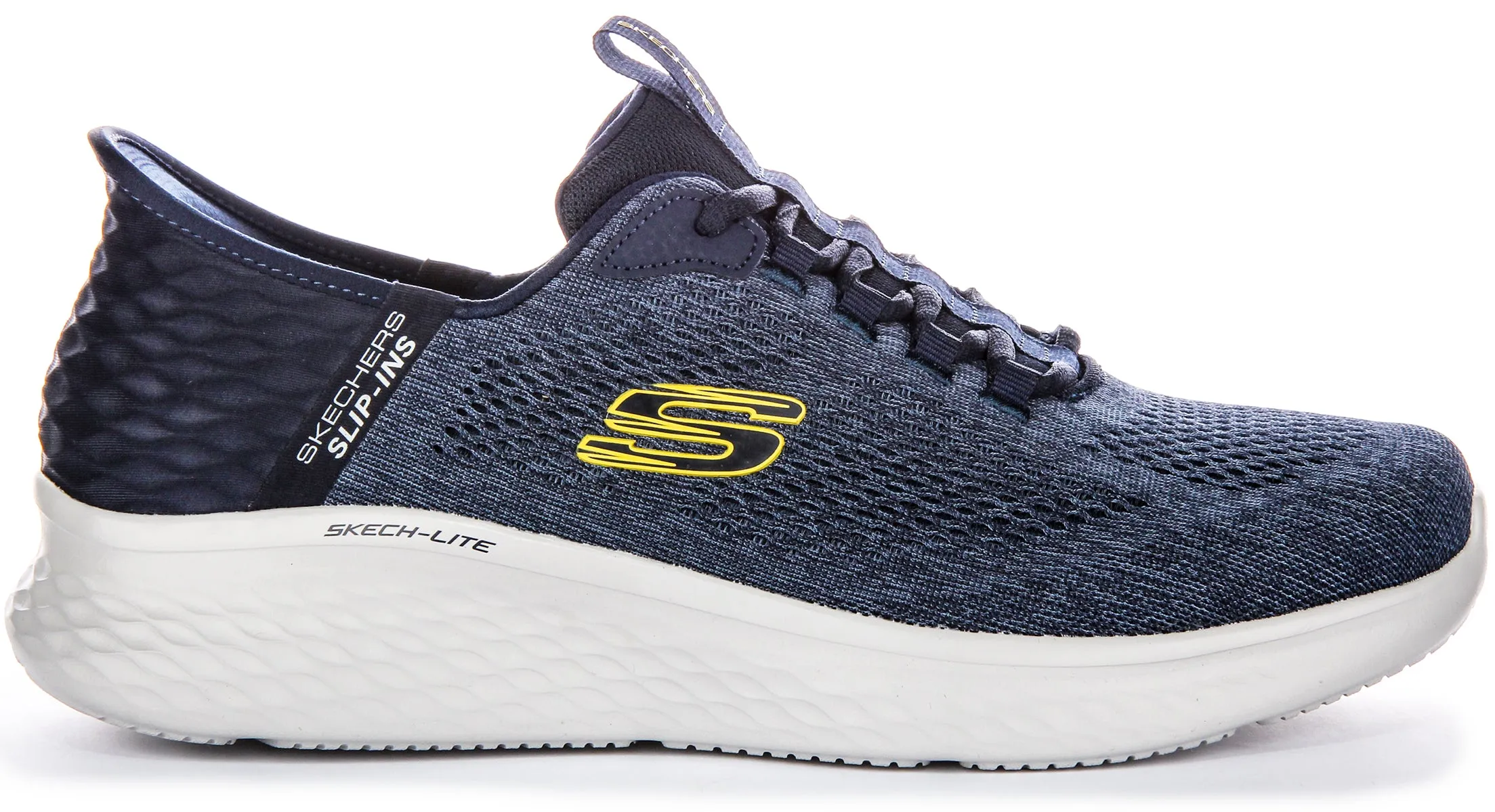 Skechers Skech Lite Pro In Navy Yellow For Men Motion Support