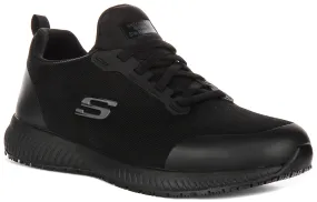 Soft Movement Anti Slip Skechers Squad Sr - Myton In Black For Men