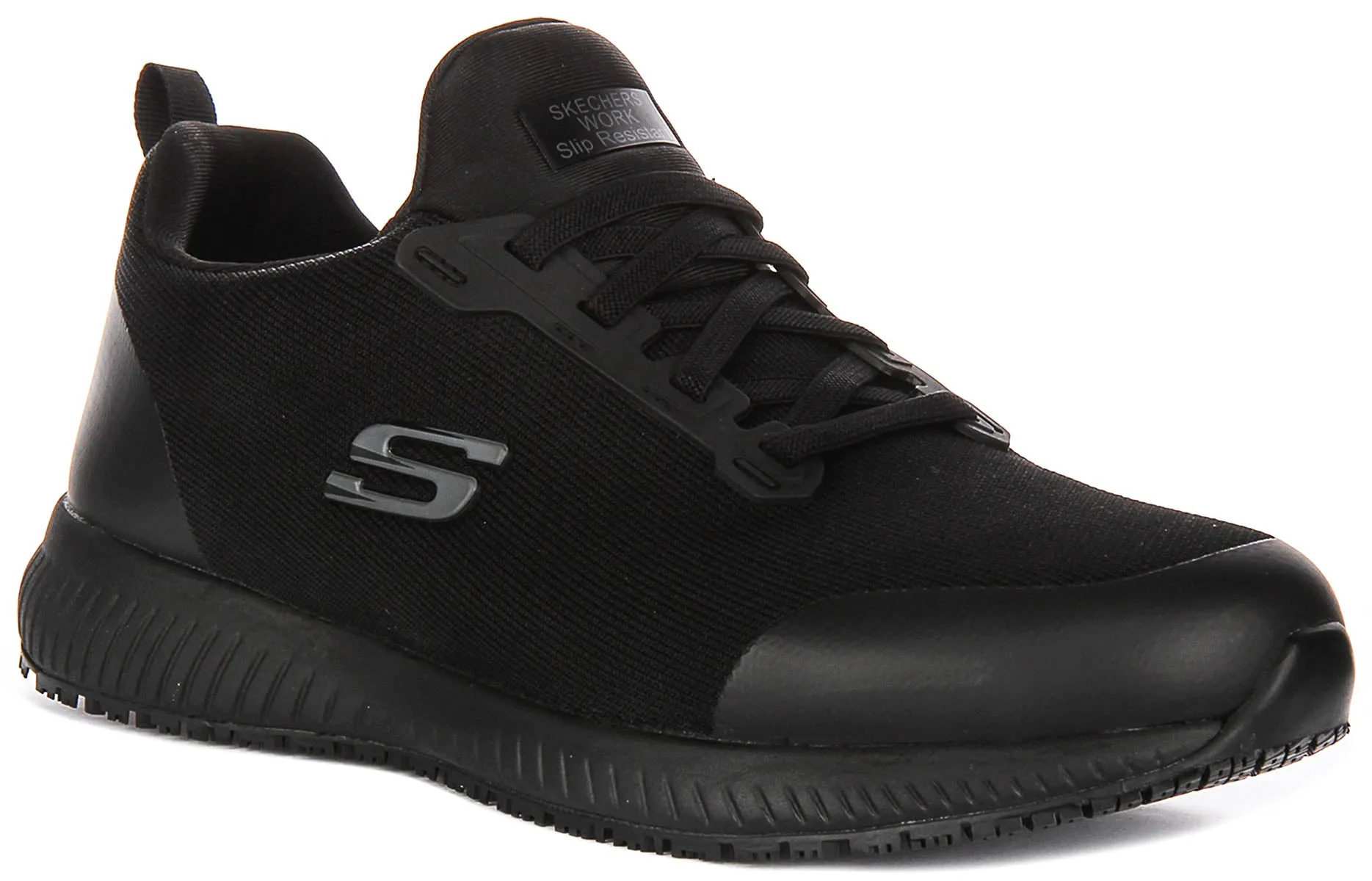 Soft Movement Anti Slip Skechers Squad Sr - Myton In Black For Men