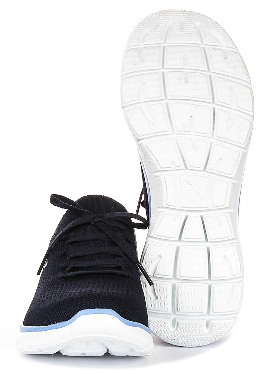 Skechers Summits - New Daily In Navy Blue For Women Motion Stability