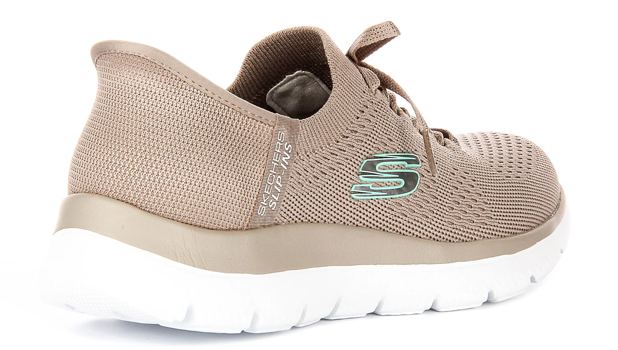 Skechers Summits - New Daily In Taupe For Women Wide fit