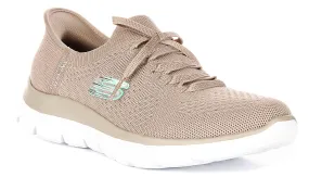 Skechers Summits - New Daily In Taupe For Women Insole Comfort Lift Support