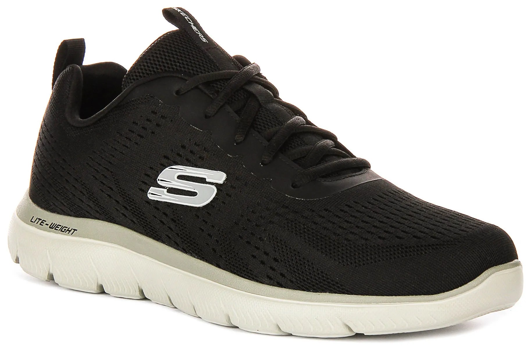 Skechers Summits - Torre In Black For Men Walk Style Anti Abrasion