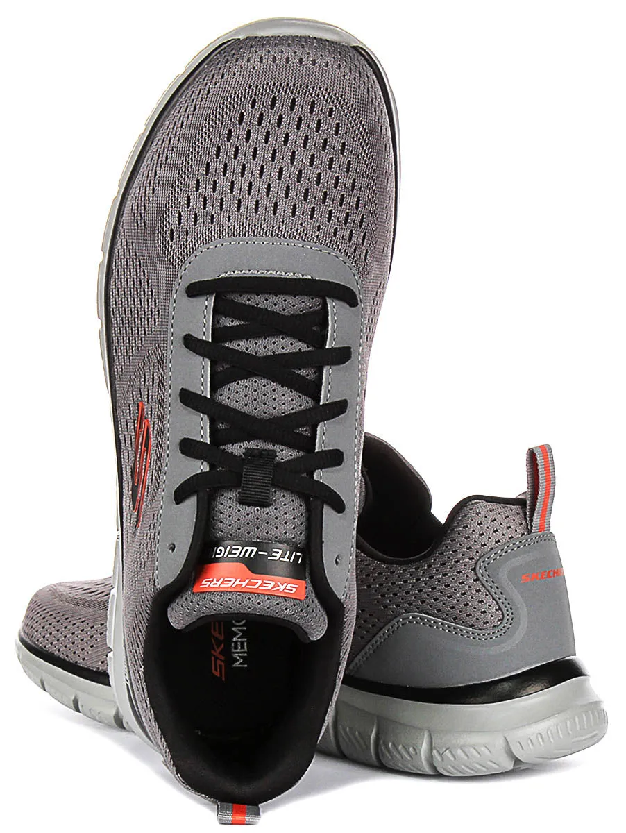 Skechers Track - Leshur In Charcoal For Men Strong Hold