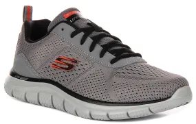Step Balance Footwear Tech Skechers Track - Leshur In Charcoal For Men