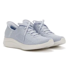 Skechers Ultra Flex 3.0 Elevated Women's Light Blue Trainers Running Motion