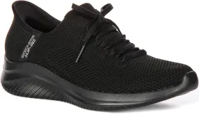 Skechers Ultra Flex 3.0 In Black For Women Grip tech