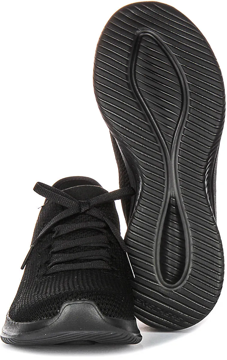 Skechers Ultra Flex 3.0 In Black For Women Easy Motion