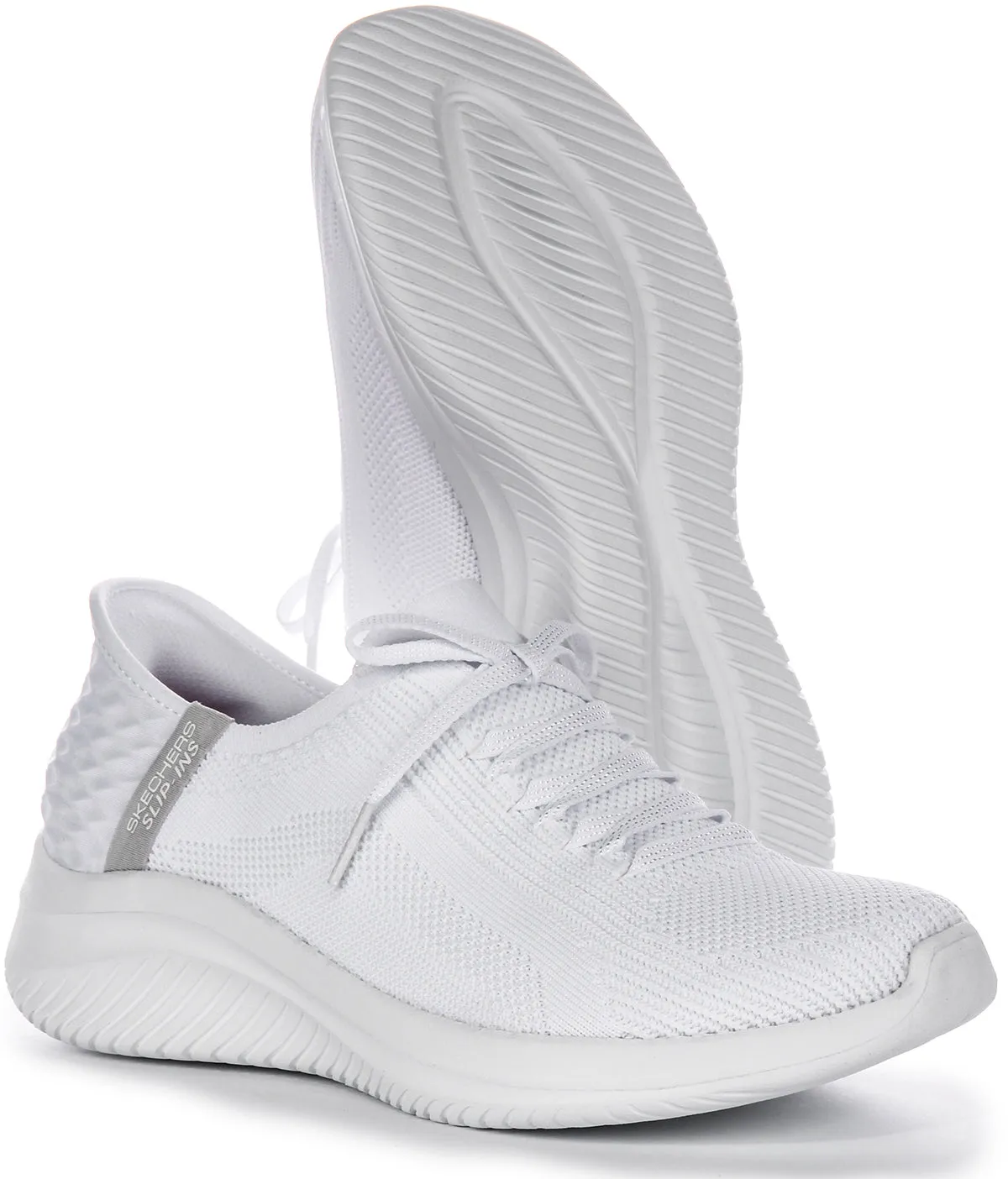 Skechers Ultra Flex 3.0 In White For Women Motion Foam