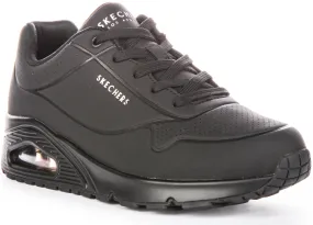 Skechers Uno - Stand On In Black For Women Fitness Focus