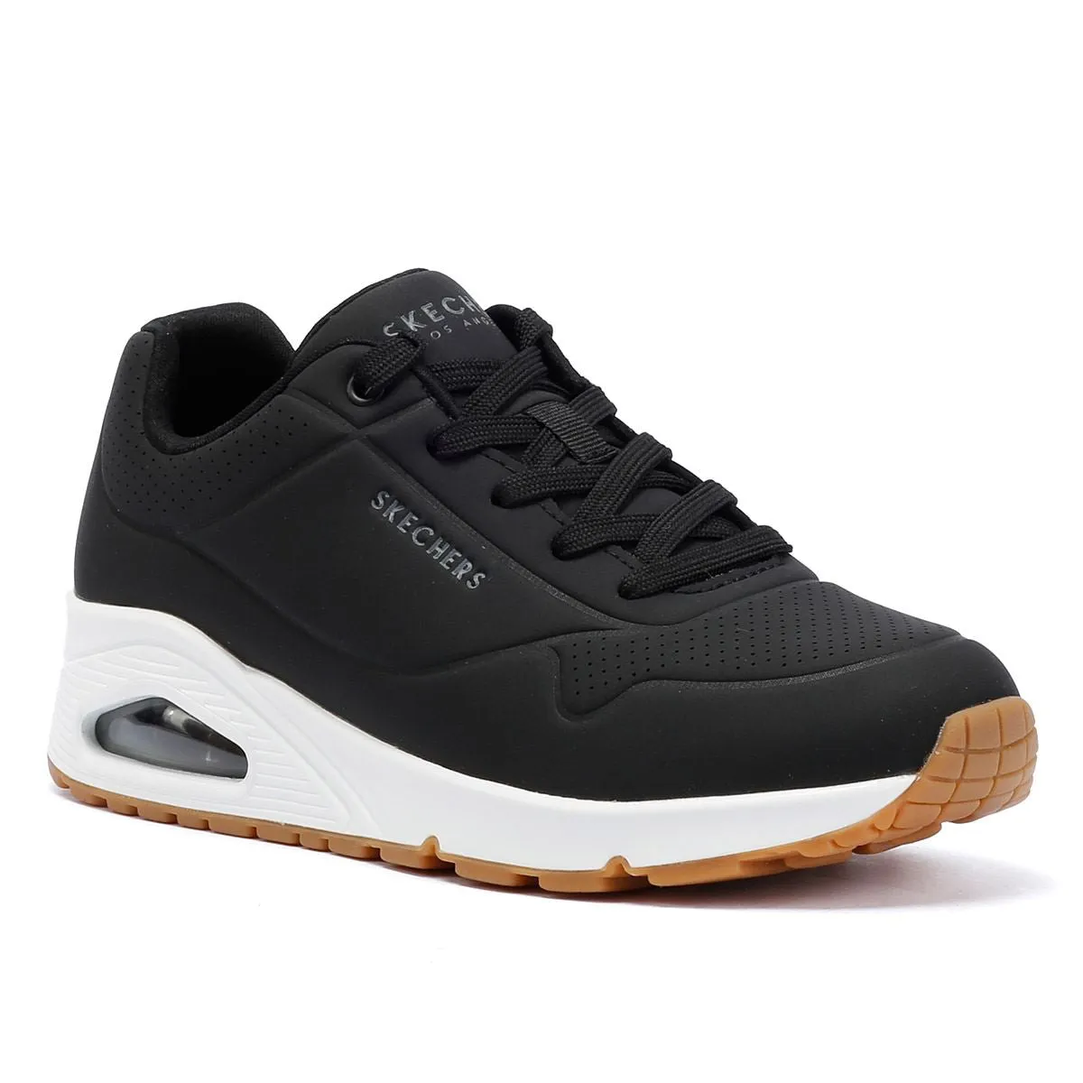 Skechers Uno Women's Black/White Trainers Step Boost