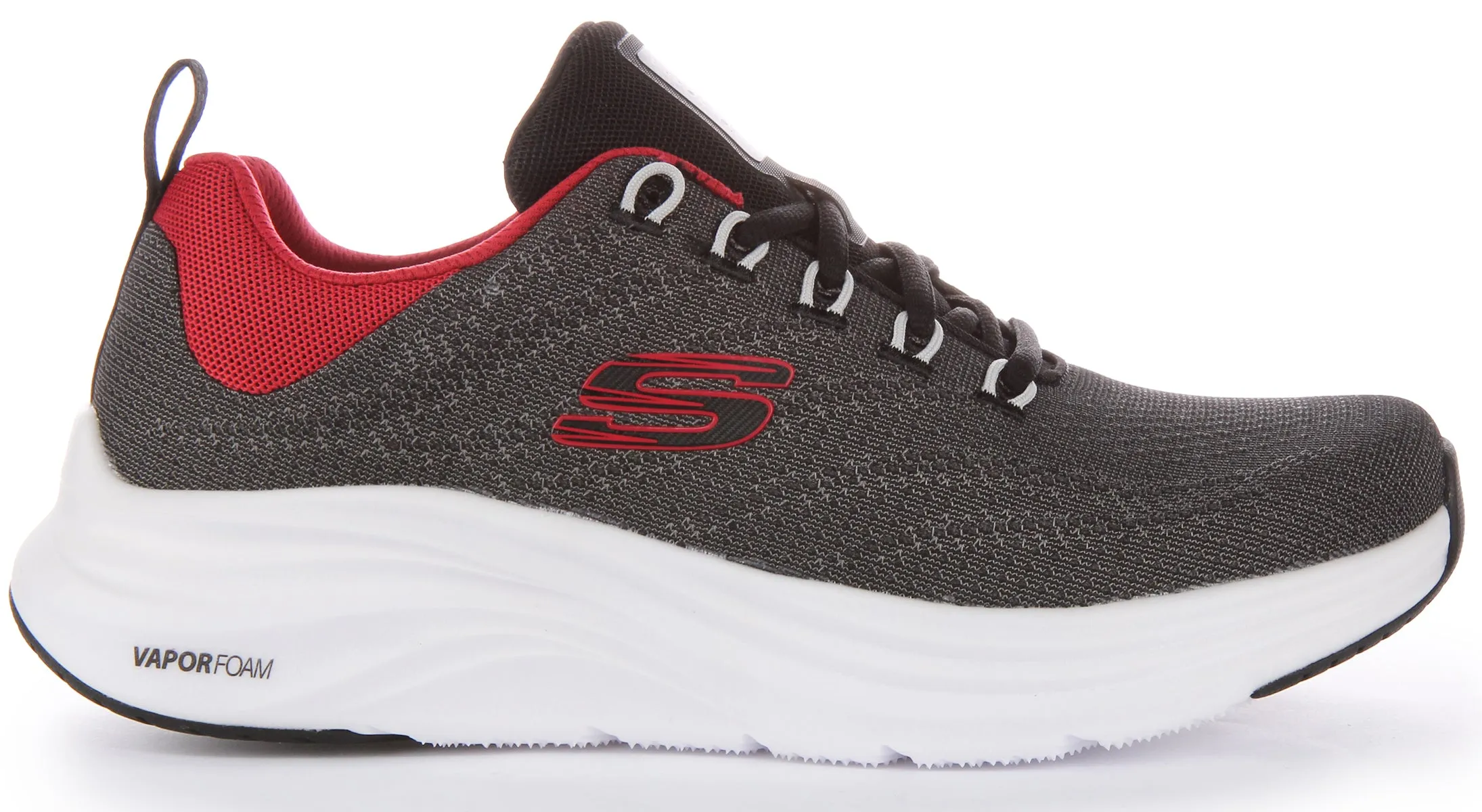 Skechers Vapor Foam In Black Red For Men Effortless Move
