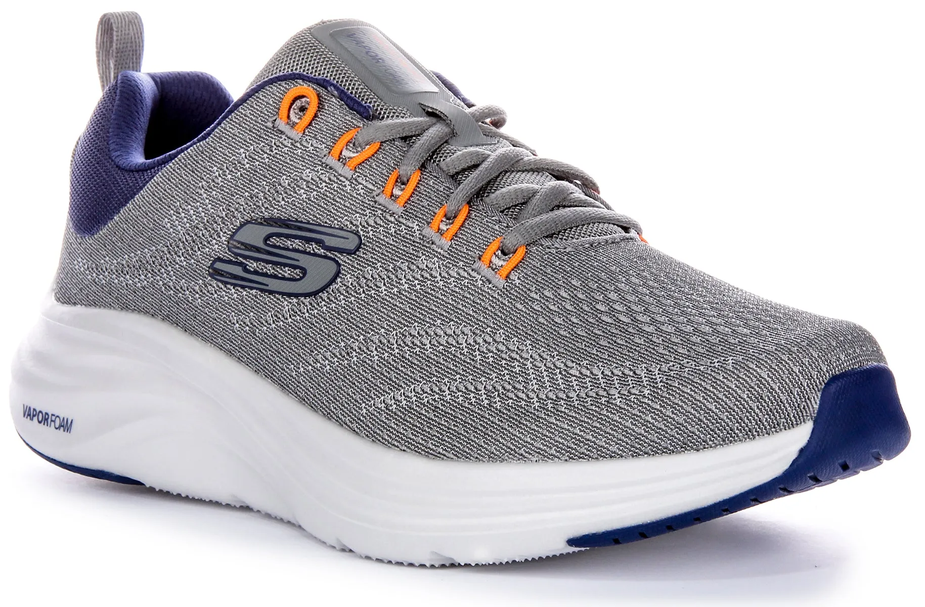 City Moves Skechers Vapor Foam In Grey Navy For Men