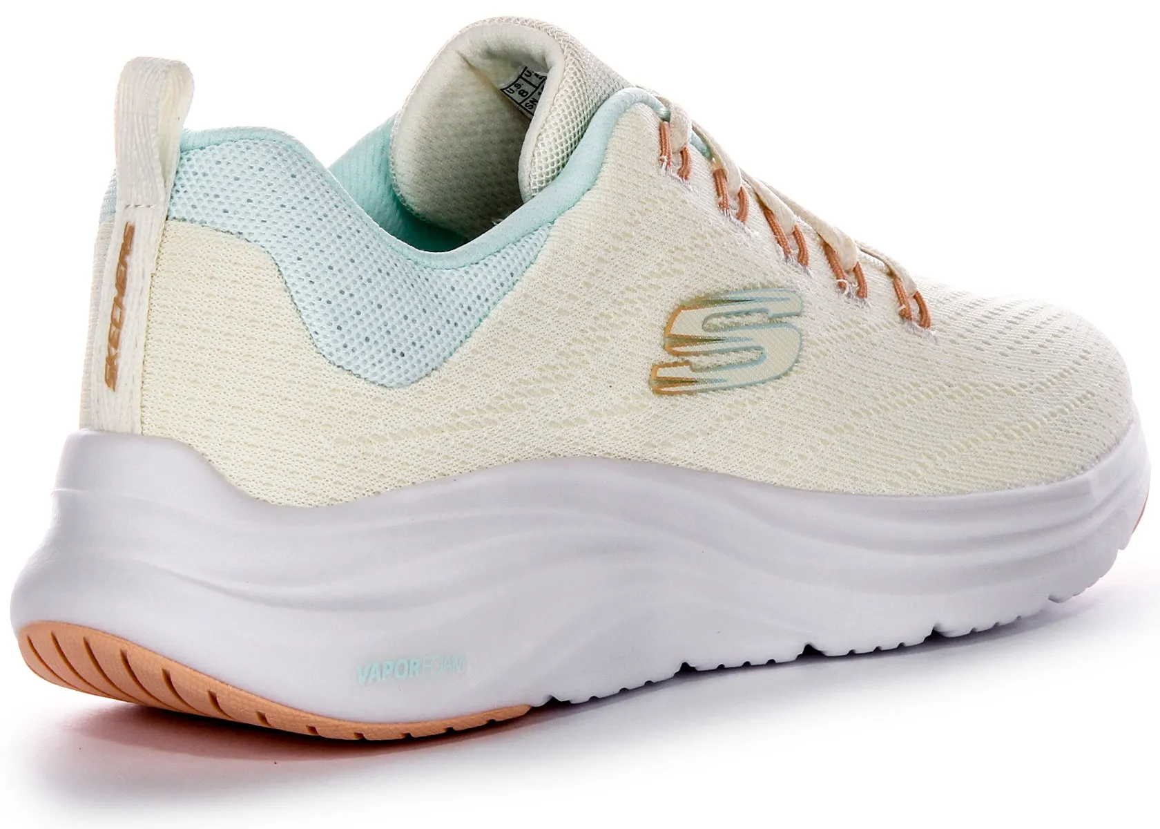Skechers Vapor Foam Trainers In Beige For Women Impact Ready