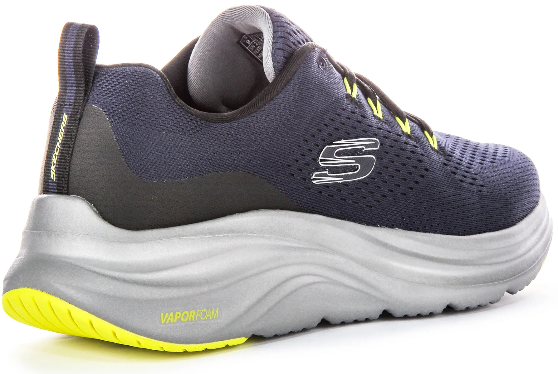 Skechers Vapor Foam Trainers In Navy For Men Foot Motion