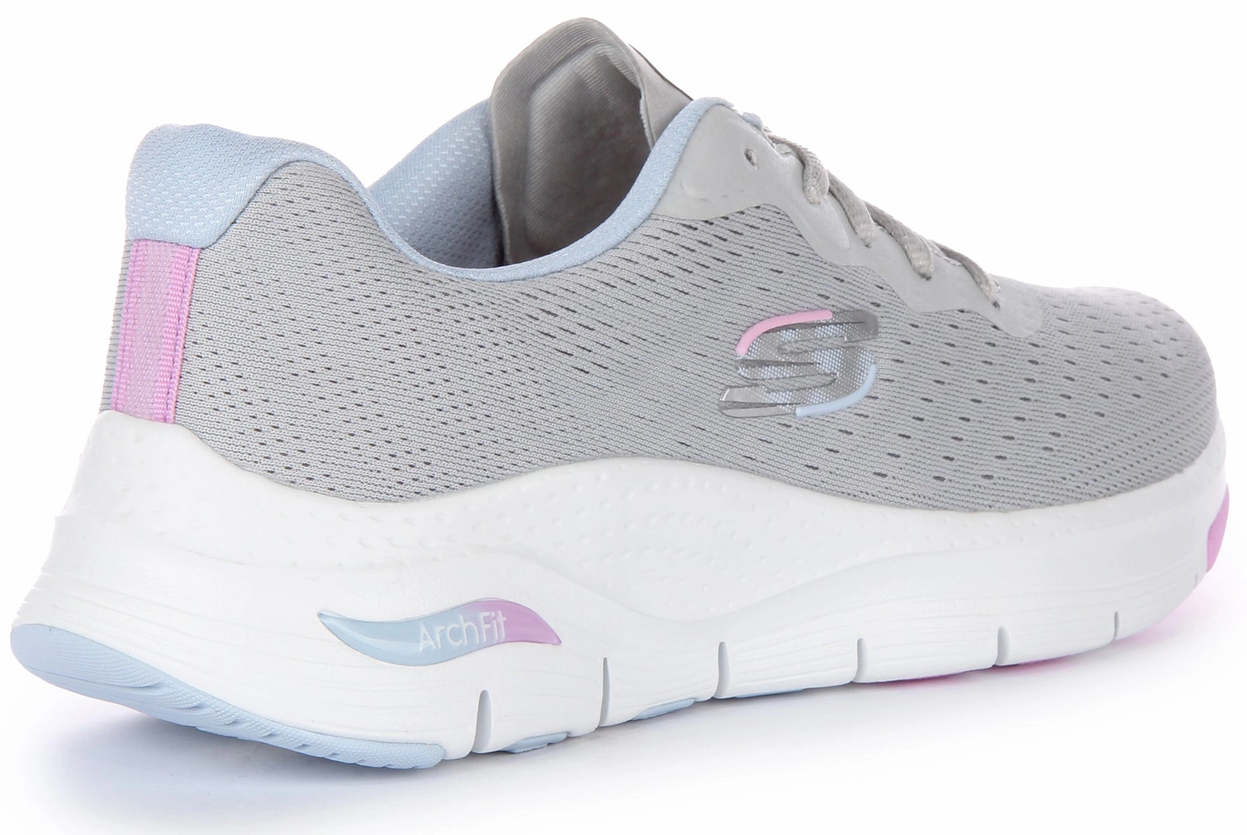 Skechers Arch Fit Infinity In Grey For Women Breathable Upper