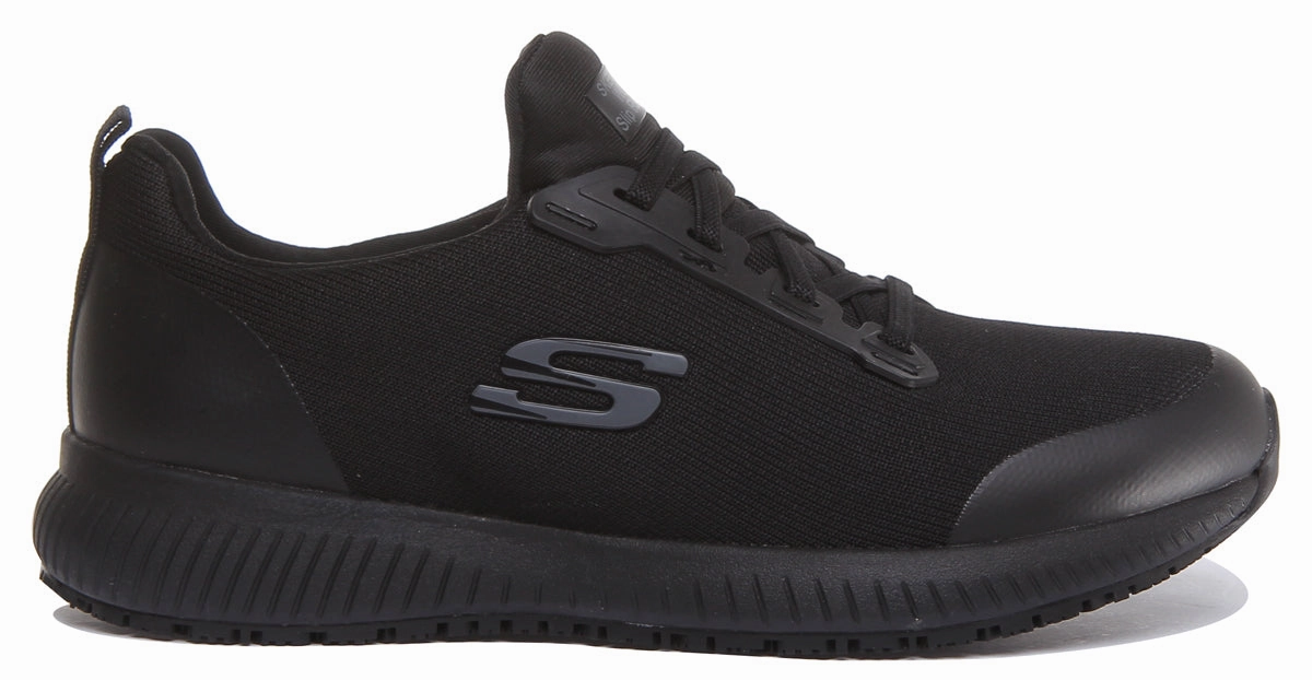 Skechers Squard SR In Black For Ladies Max Comfort