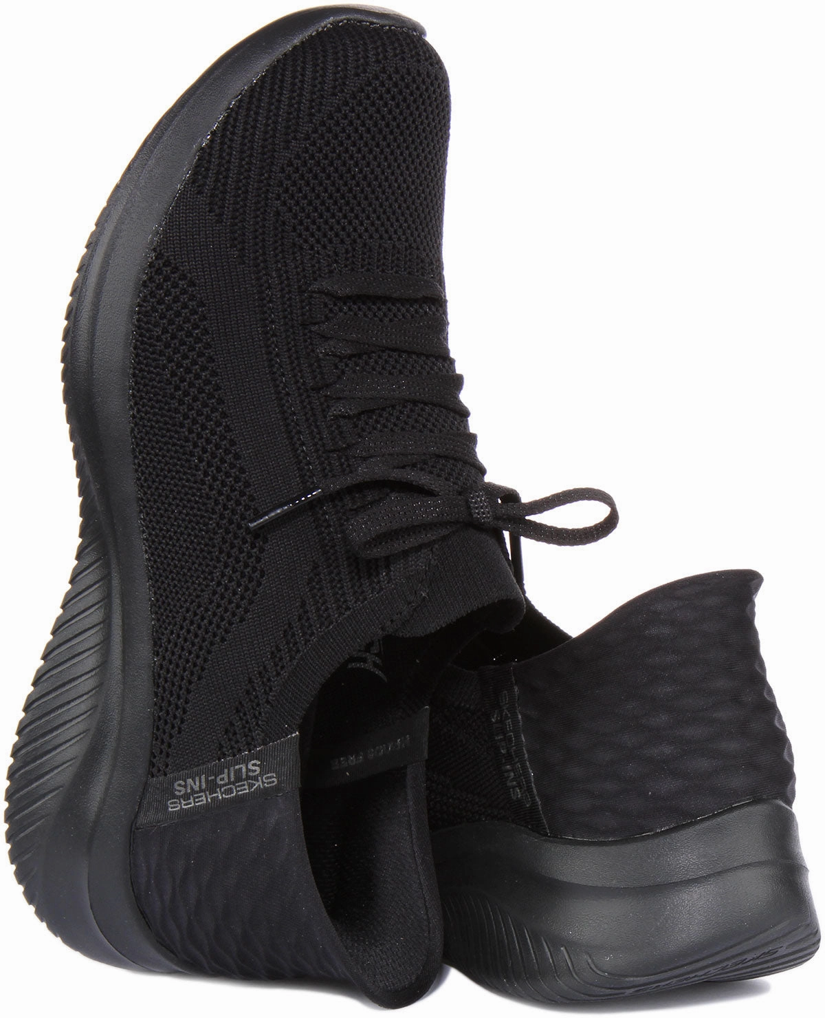 Skechers Ultra Flex 3.0 In All Black For Women Urban Smooth Fit