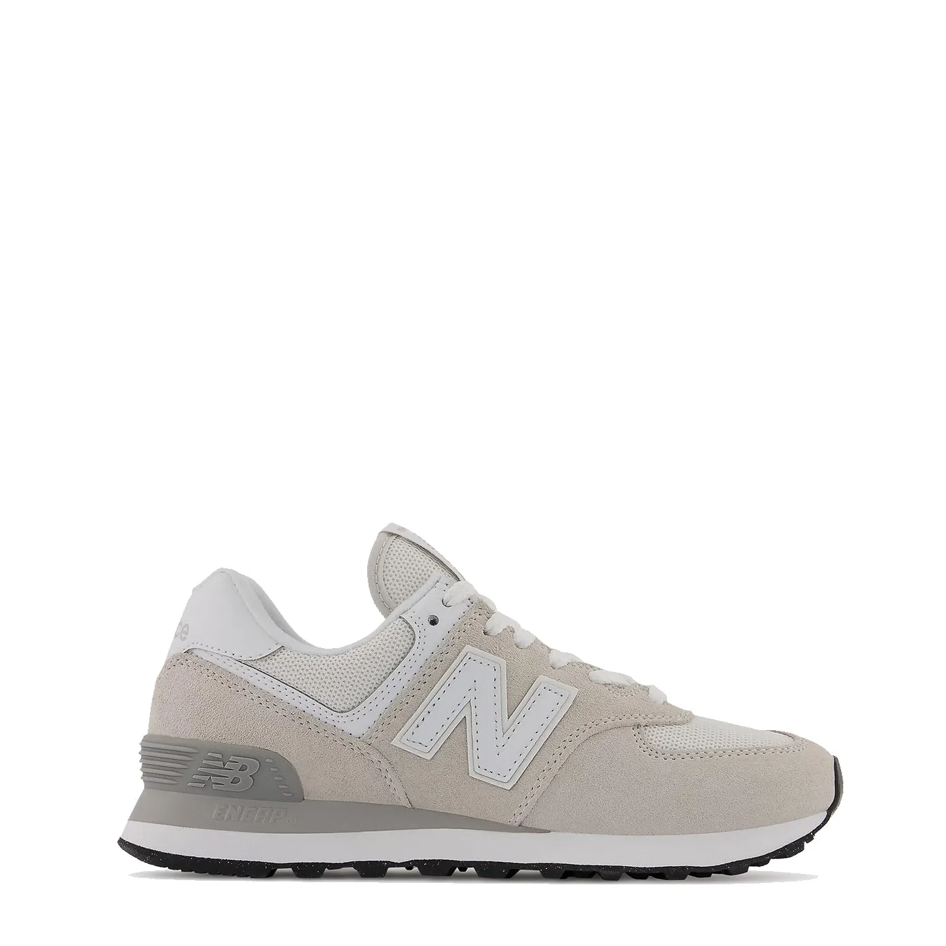 Iconic shock absorption Work Out New Balance Womens 574 Trainer Nimbus Cloud / White