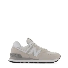 Iconic shock absorption Work Out New Balance Womens 574 Trainer Nimbus Cloud / White