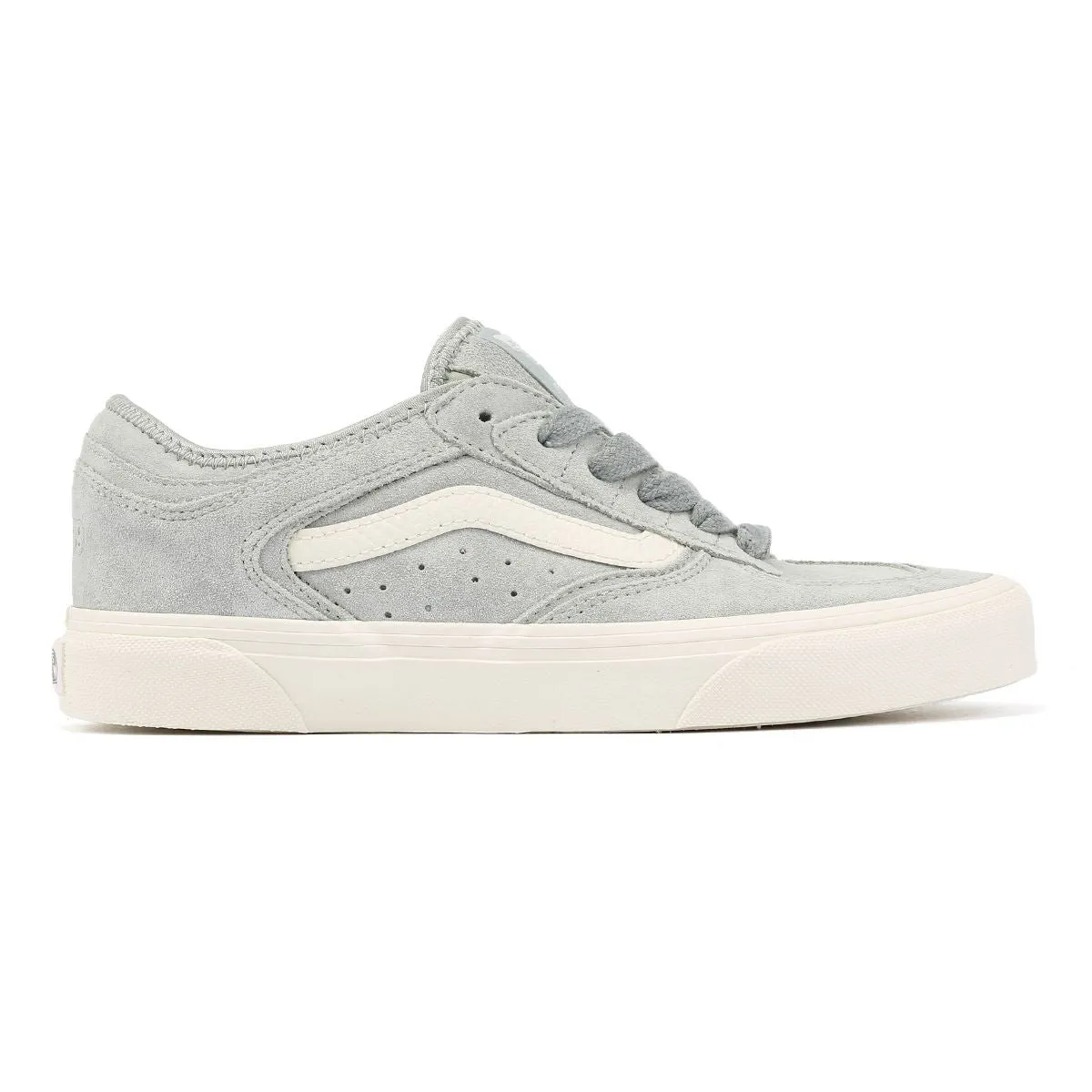 Sleek Finish Vans Rowley Classic Suede Women's Aqua Grey Trainers