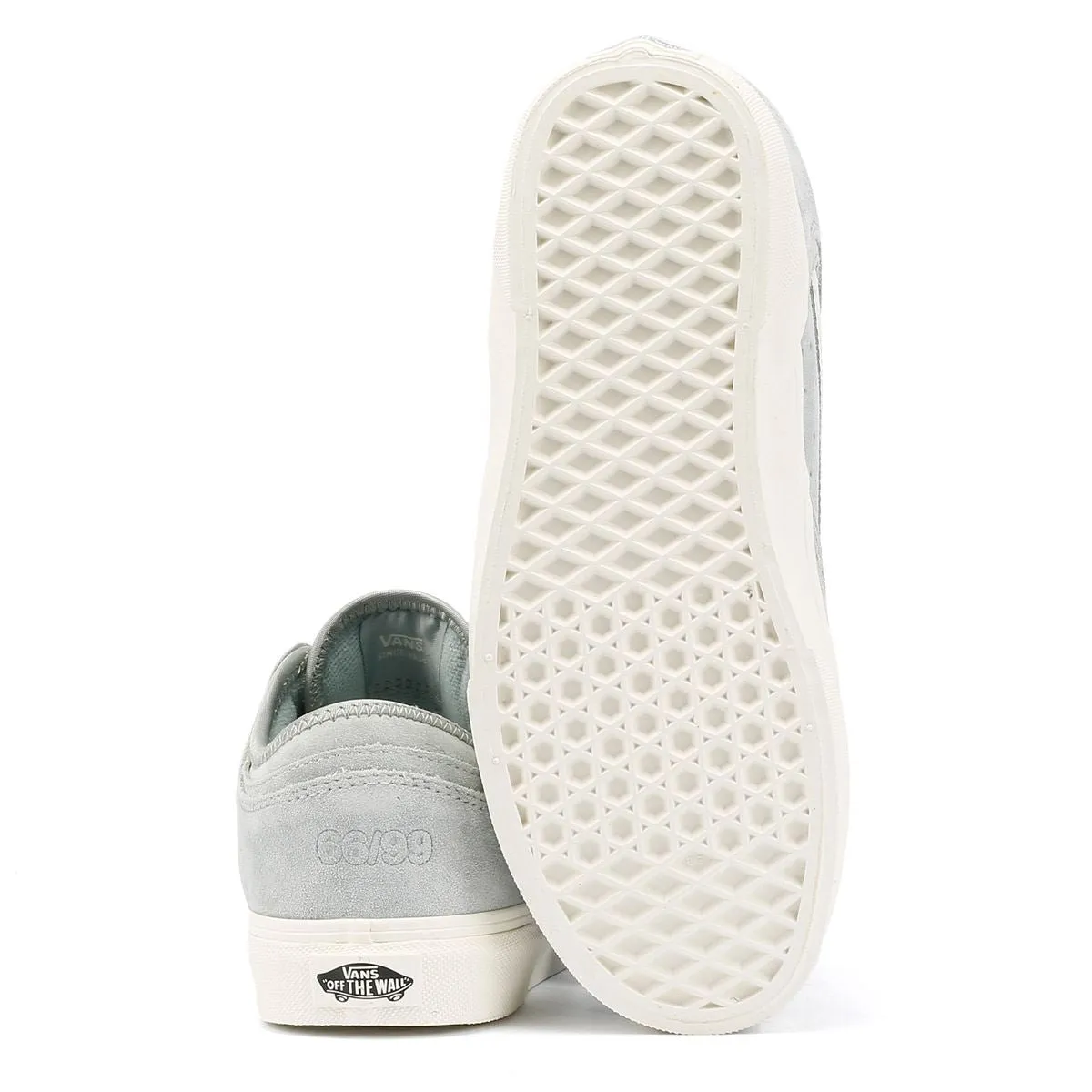 Sleek Finish Vans Rowley Classic Suede Women's Aqua Grey Trainers