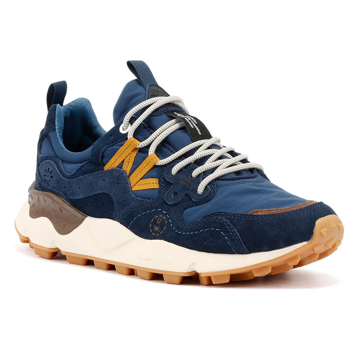 Sleek Profile Flower Mountain Yamano 3 Universal Works Blue Trainers