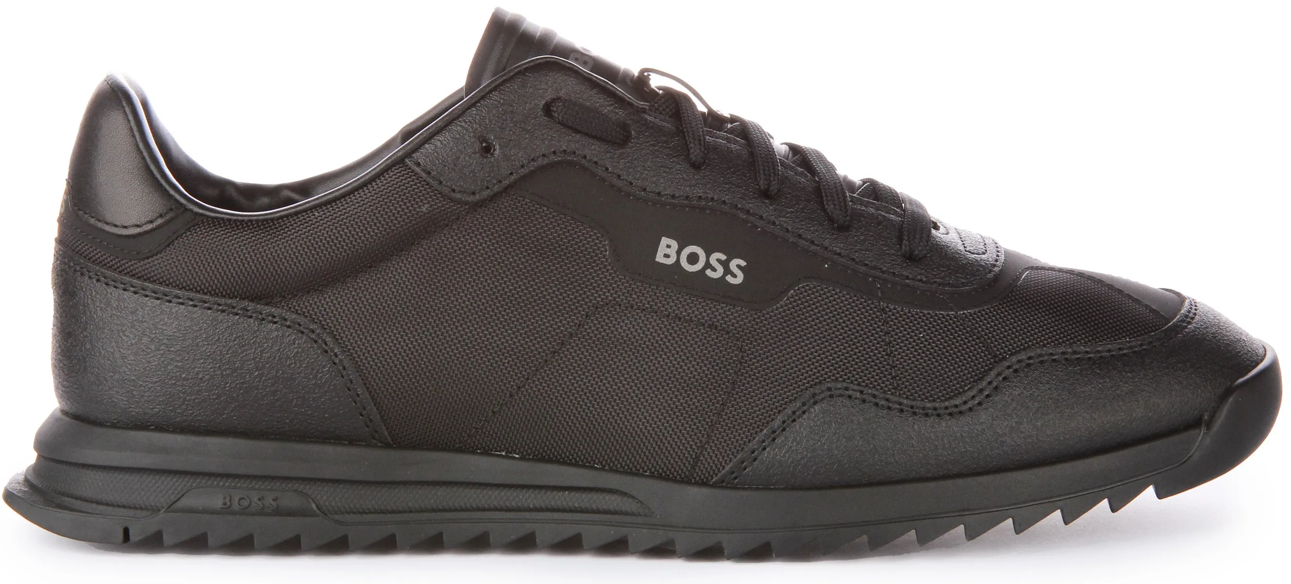 Sleek Shape Boss Zayn Low profile In All Black For Men