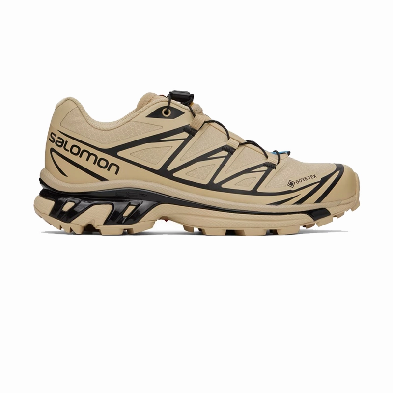 Sleek Comfort SALOMON - XT-6 GTX Gore-Tex - Safari Black - Men's [474455]