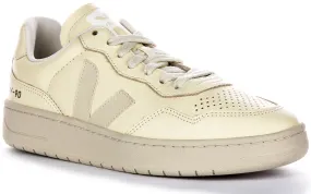 Veja V 90 Leather In Cream For Women Any Routine Easy To Clean