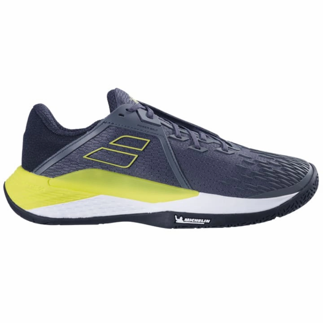 Slim Look Concept Babolat Propulse Fury 3 All Court Men Tennis Shoes - Grey/Aero