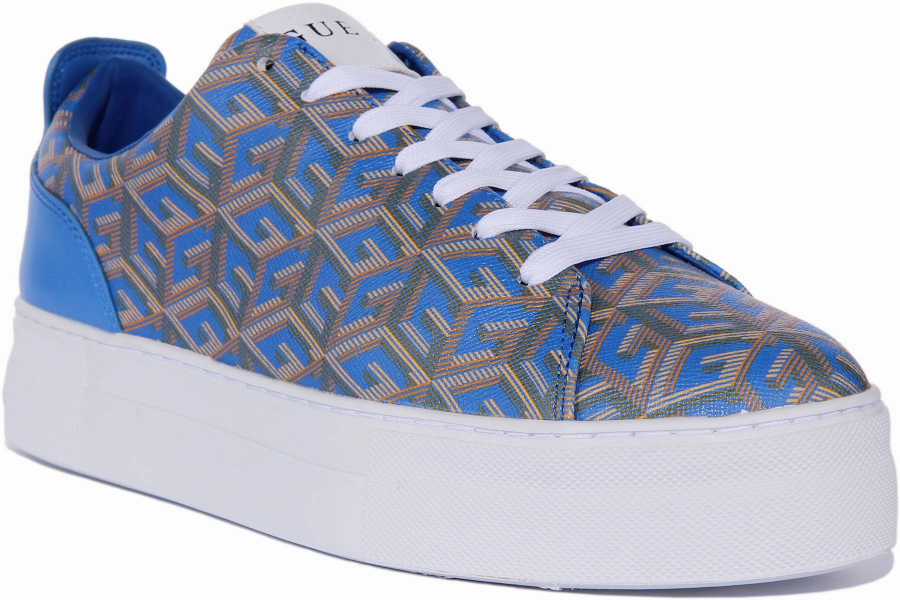 Guess Giaa G Cube Trainer In Blue For Women Anti Odor