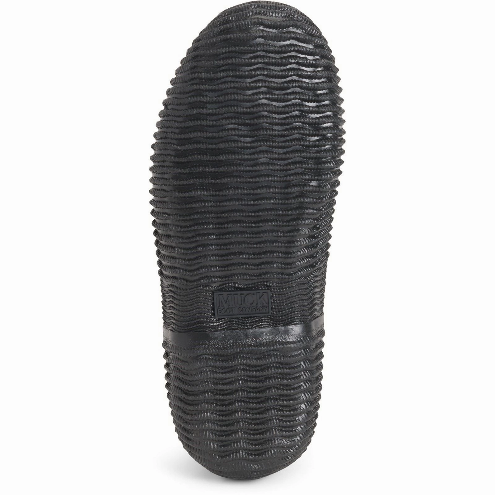 Slip On Muck Boots Hale Rubber Black/Grey Plaid Wellington Boots