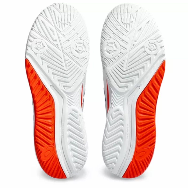 Slip-resistant durability Asics Gel Resolution 9 White Blue Expance Men Tennis Shoes