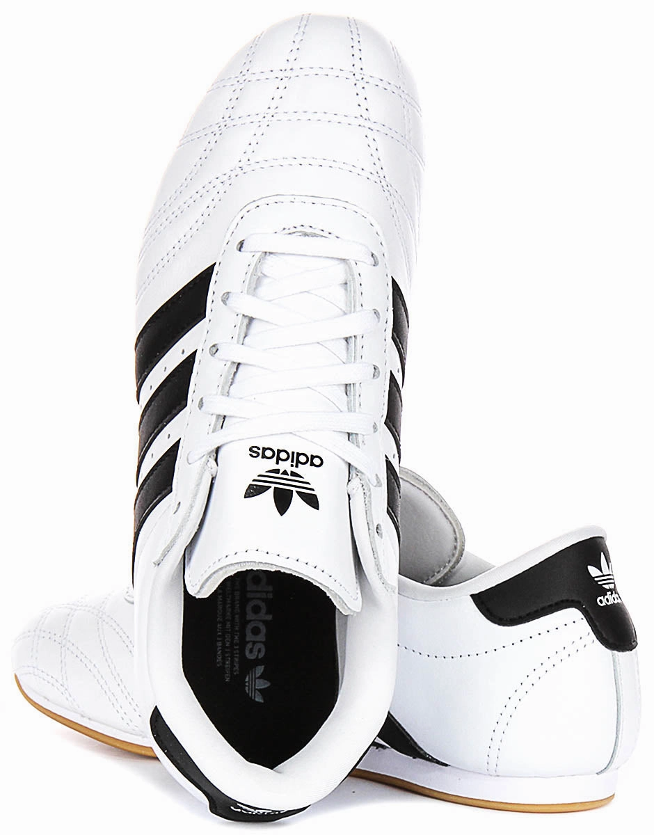Slip Resistant Surface Adidas Taekwondo In White Black For Women