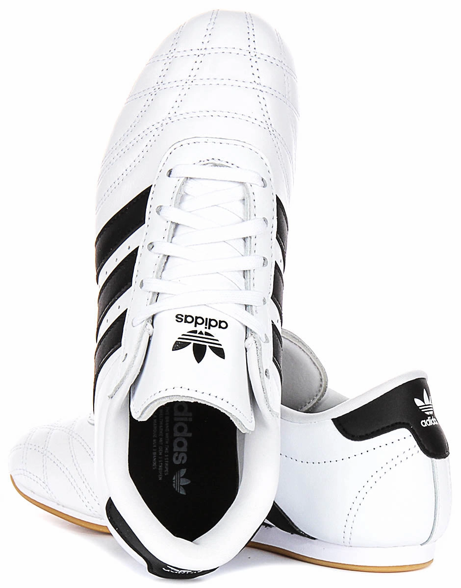 Slip Resistant Surface Adidas Taekwondo In White Black For Women