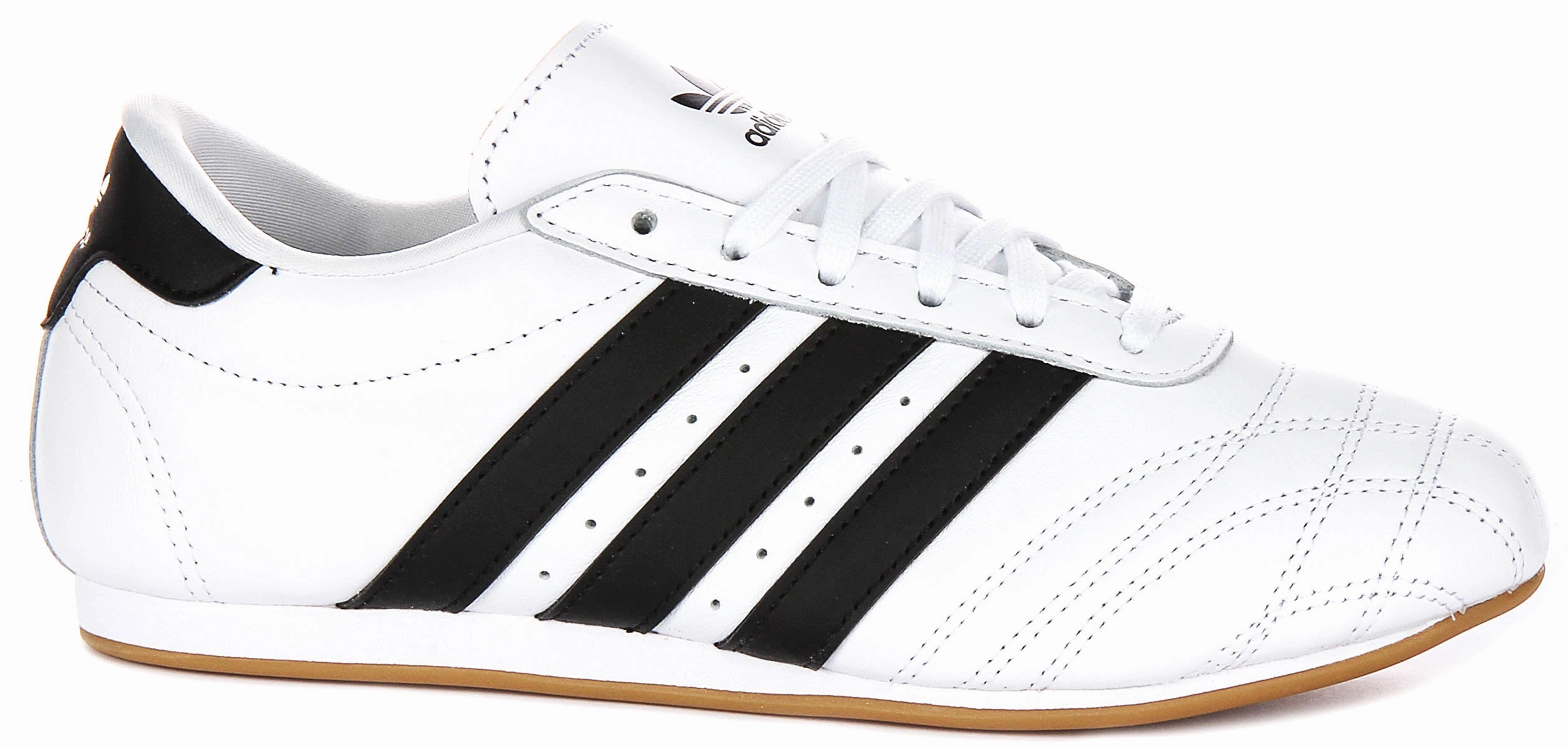 Slip Resistant Surface Adidas Taekwondo In White Black For Women