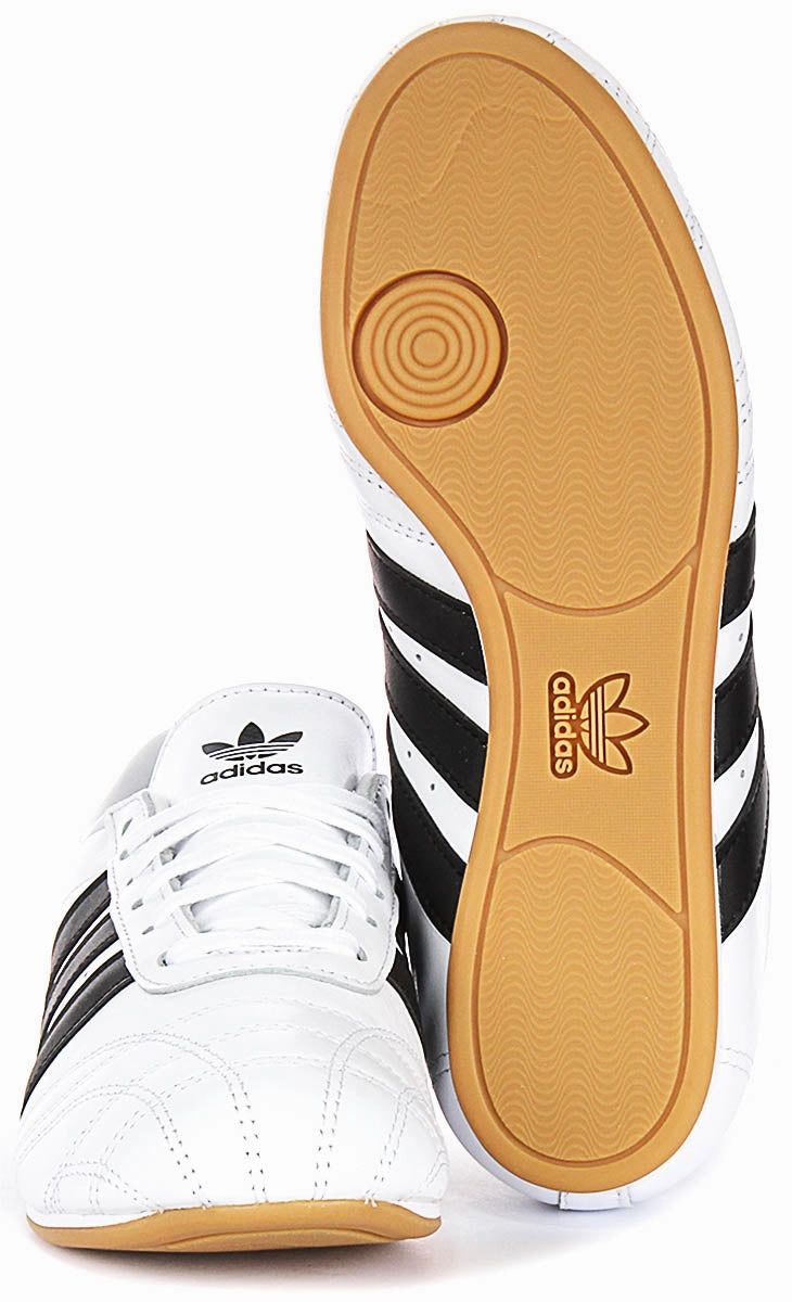 Slip Resistant Surface Adidas Taekwondo In White Black For Women