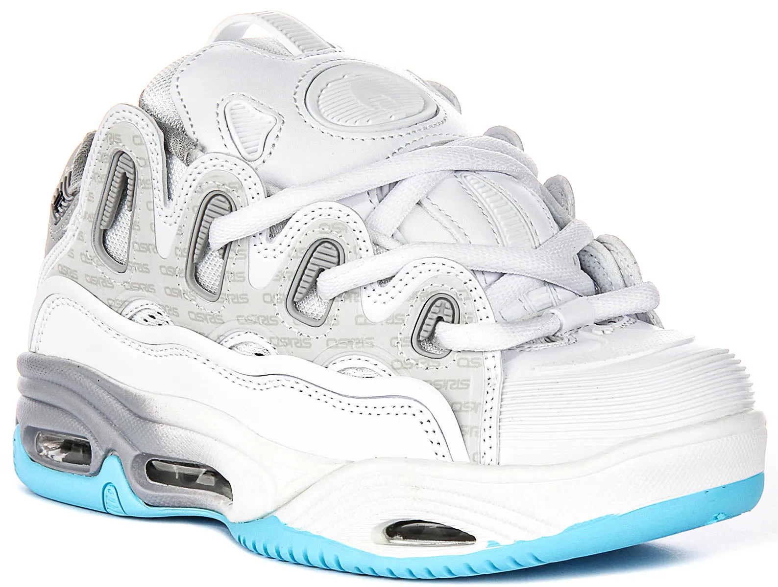 Osiris D3 2001 In White Blue Explosive Speed Designed to complement circuit training and HIIT