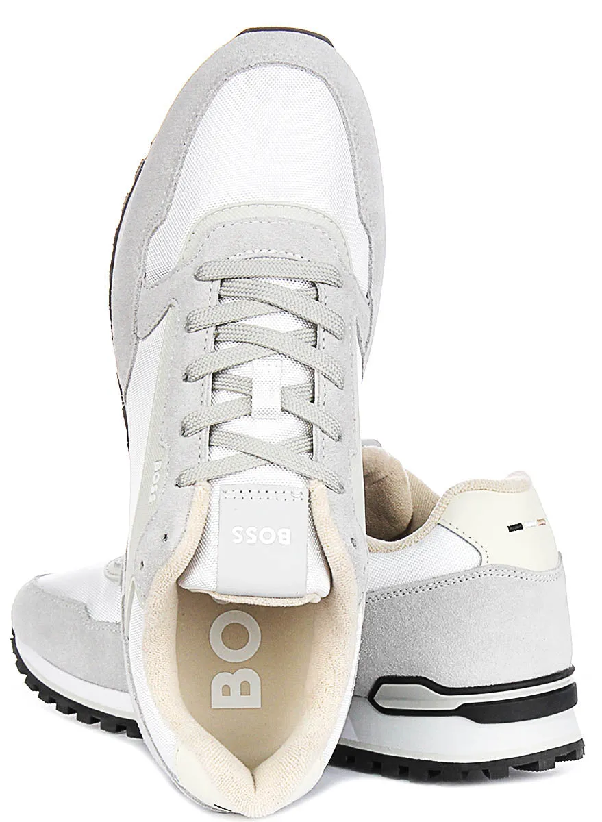 Smart Sole Boss Parkour L Runner In White Grey For Men