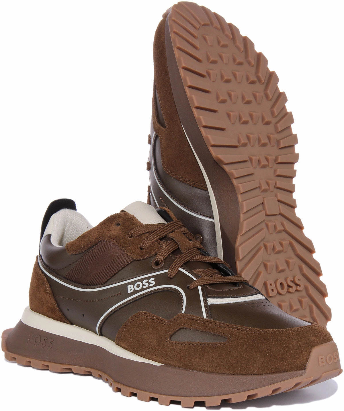Smart cushion Boss Jonah Runner Itsd In Brown For Men