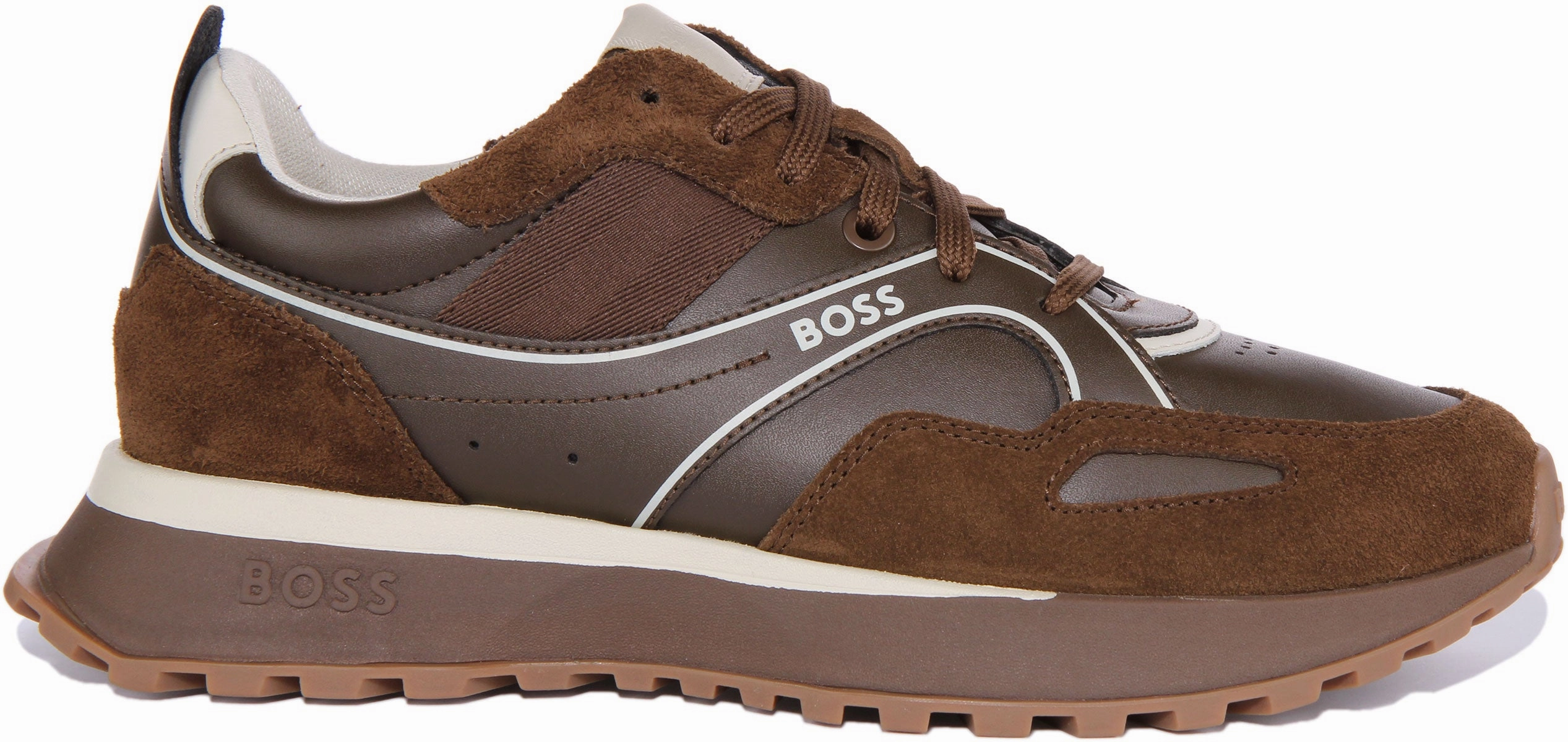 Smart cushion Boss Jonah Runner Itsd In Brown For Men