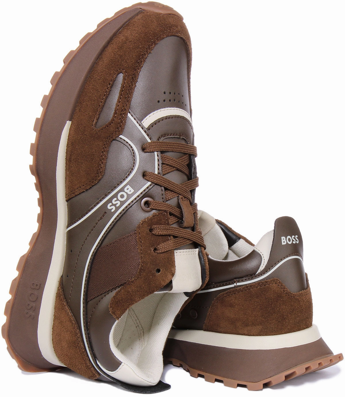 Smart cushion Boss Jonah Runner Itsd In Brown For Men