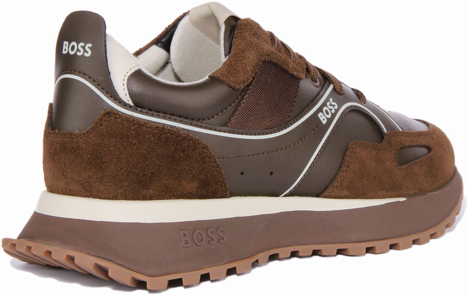 Smart cushion Boss Jonah Runner Itsd In Brown For Men