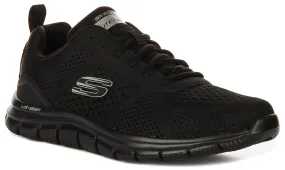 Skechers Track Leshur In Black For Men No-Slip Grip