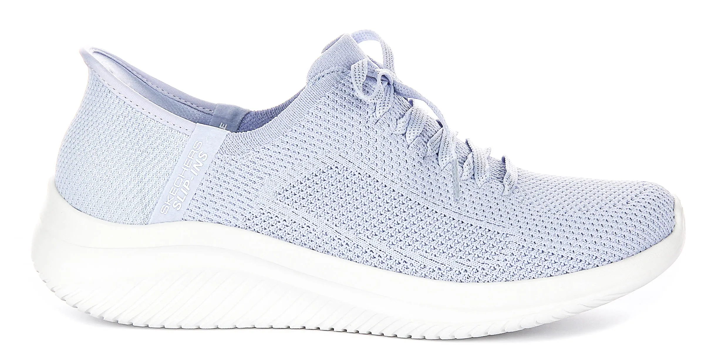 Smooth interior Skechers Ultra Flex 3.0 In Light Blue For Women