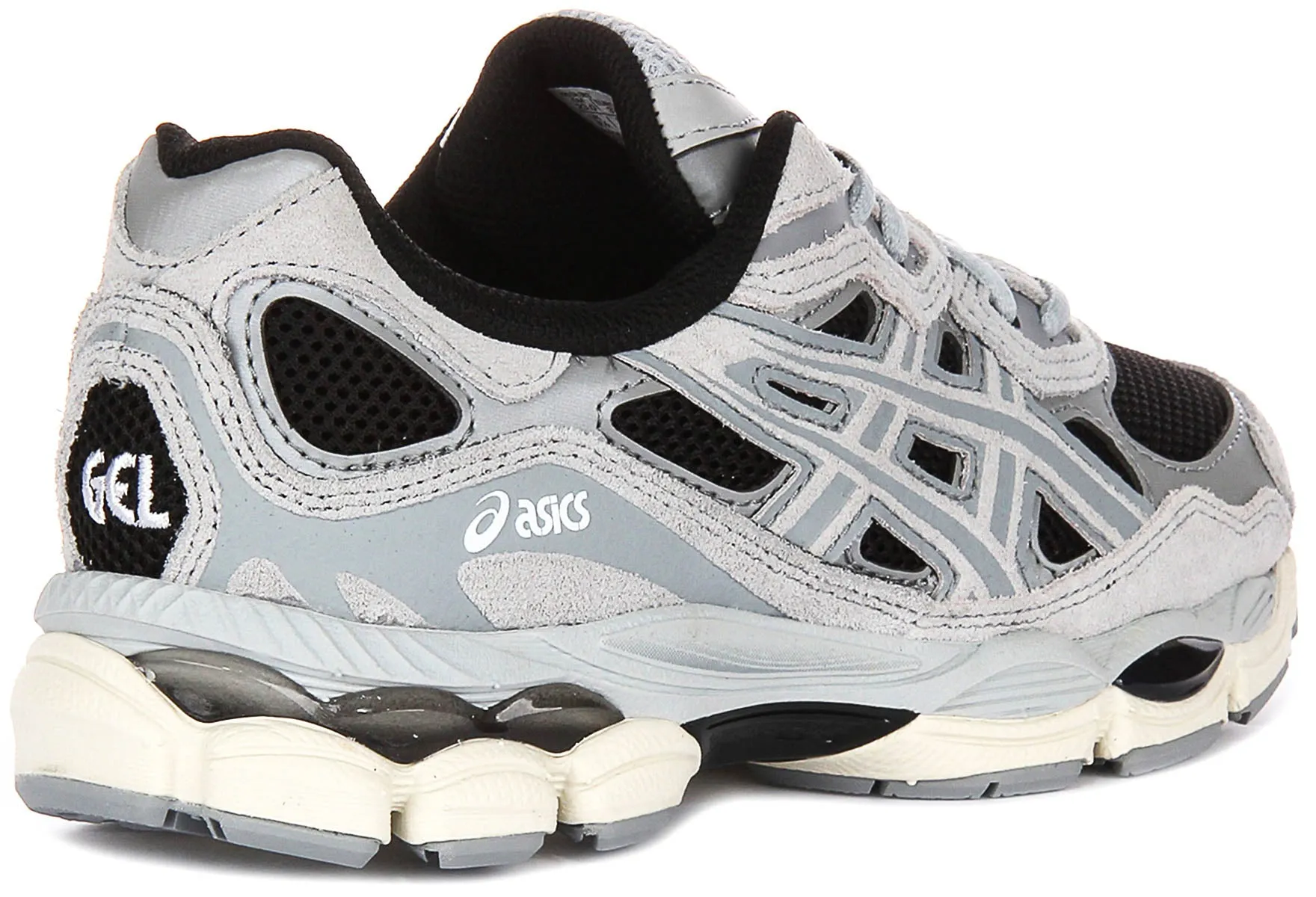 Smooth Motion Asics GEL NYC In Grey Black for Women